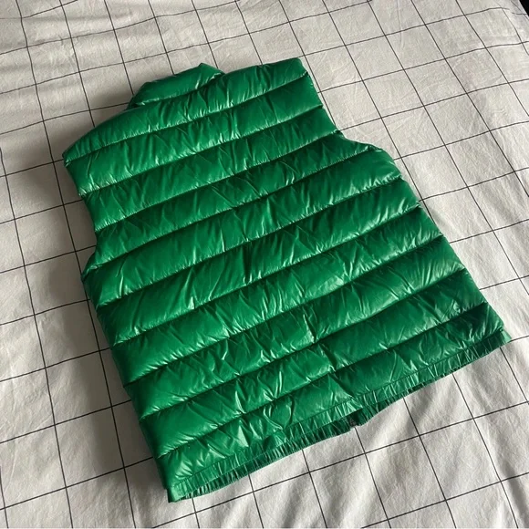 Green Down Vest (from a boutique in Korea) - Small - Picture 3 of 4